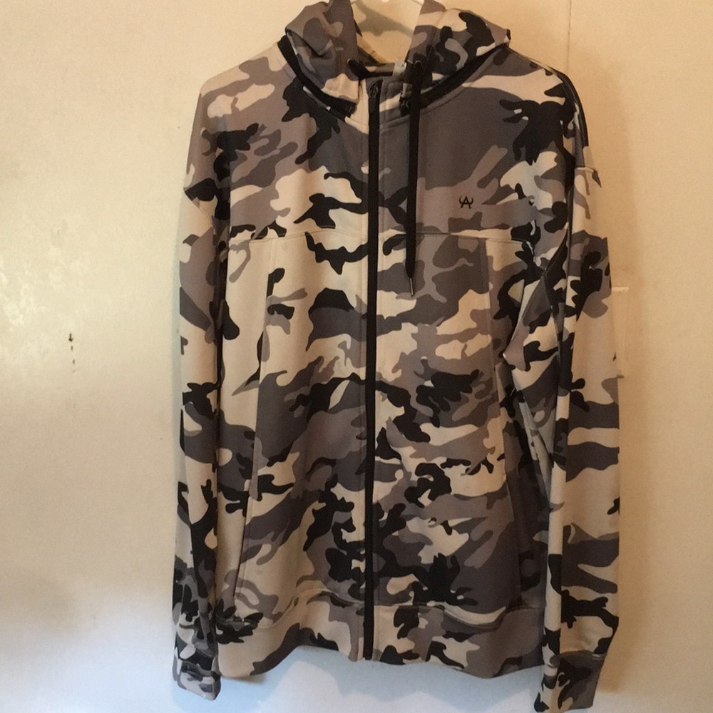 white camouflage hoodie